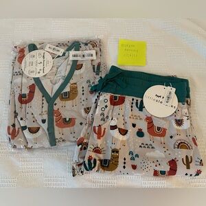 Little Sleepies Llama Love Women’s PJ Set Size M